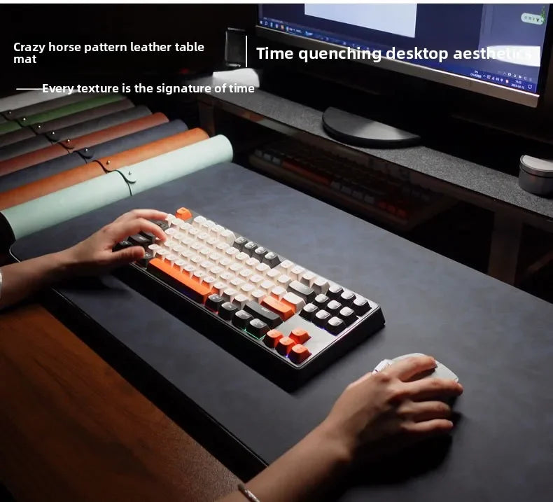 Premium Desk Mat & Wrist Rest Set