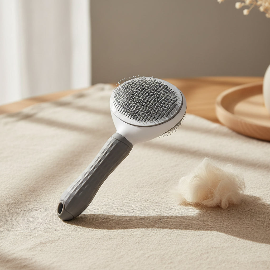 Self-Cleaning Pet Grooming Brush