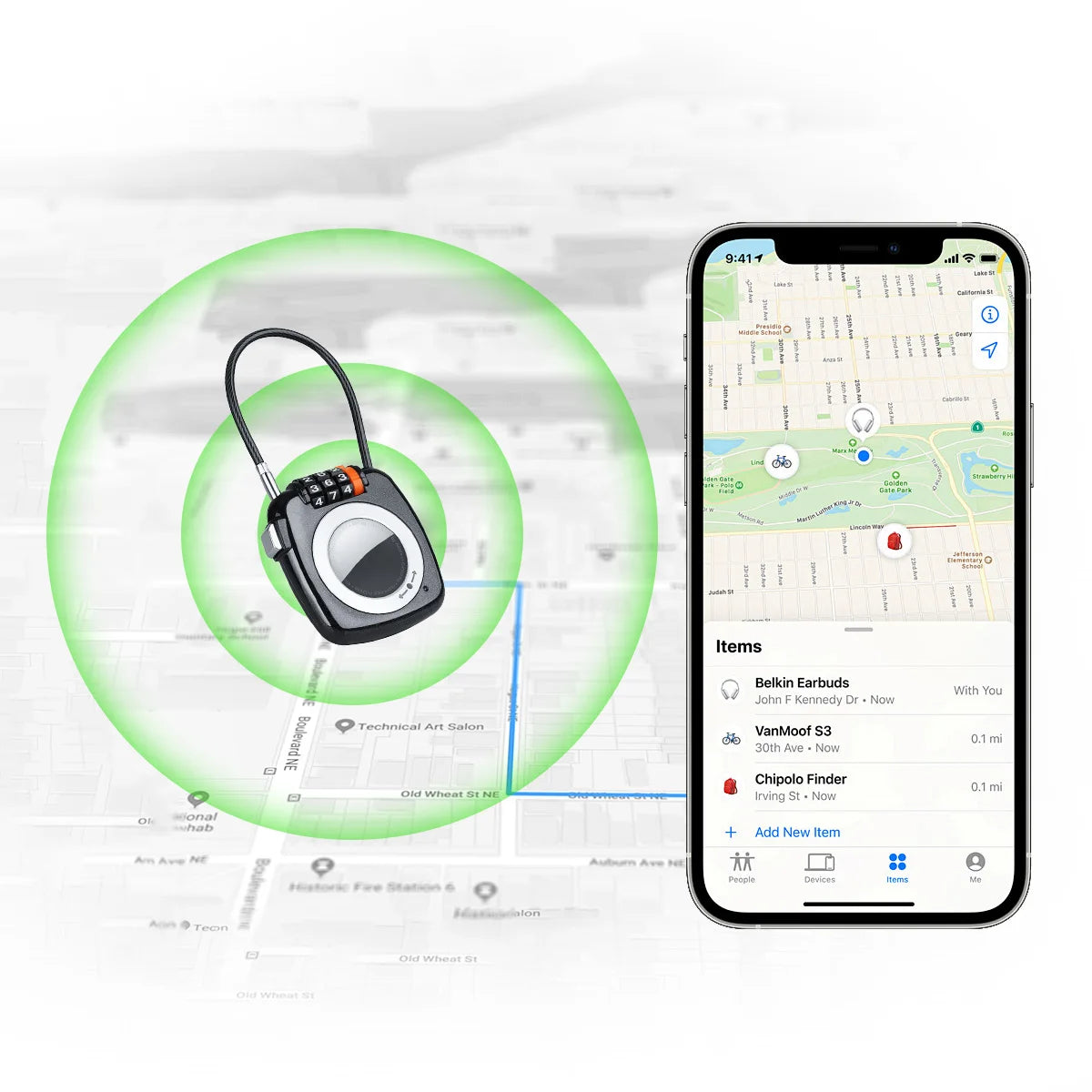 AirTag Travel Lock Holder