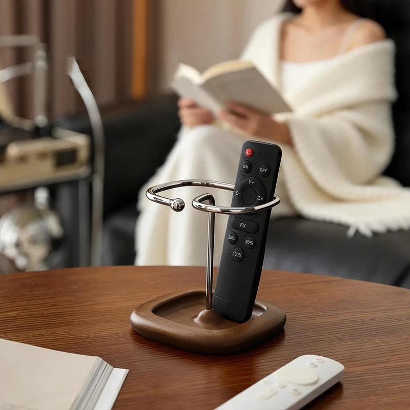 Wood & Metal Living Room Essentials Stand