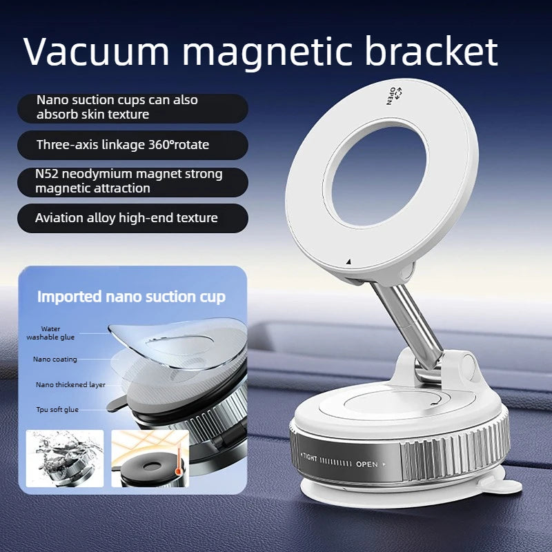 360° Magnetic Vacuum Phone Mount