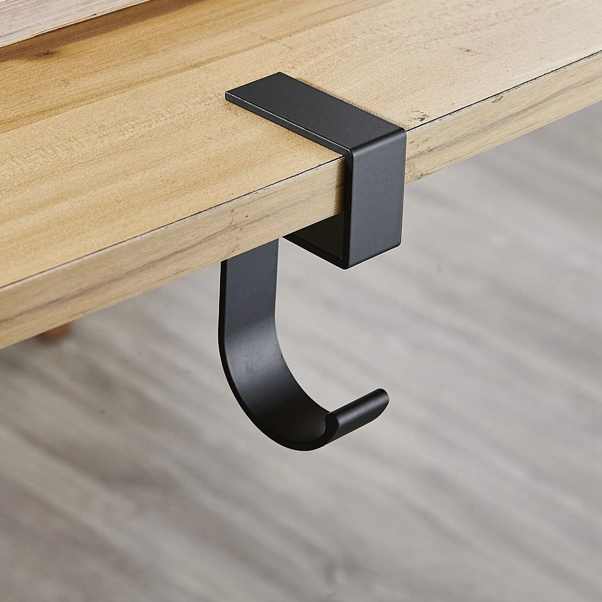 Minimalist Under-Desk Utility Hook