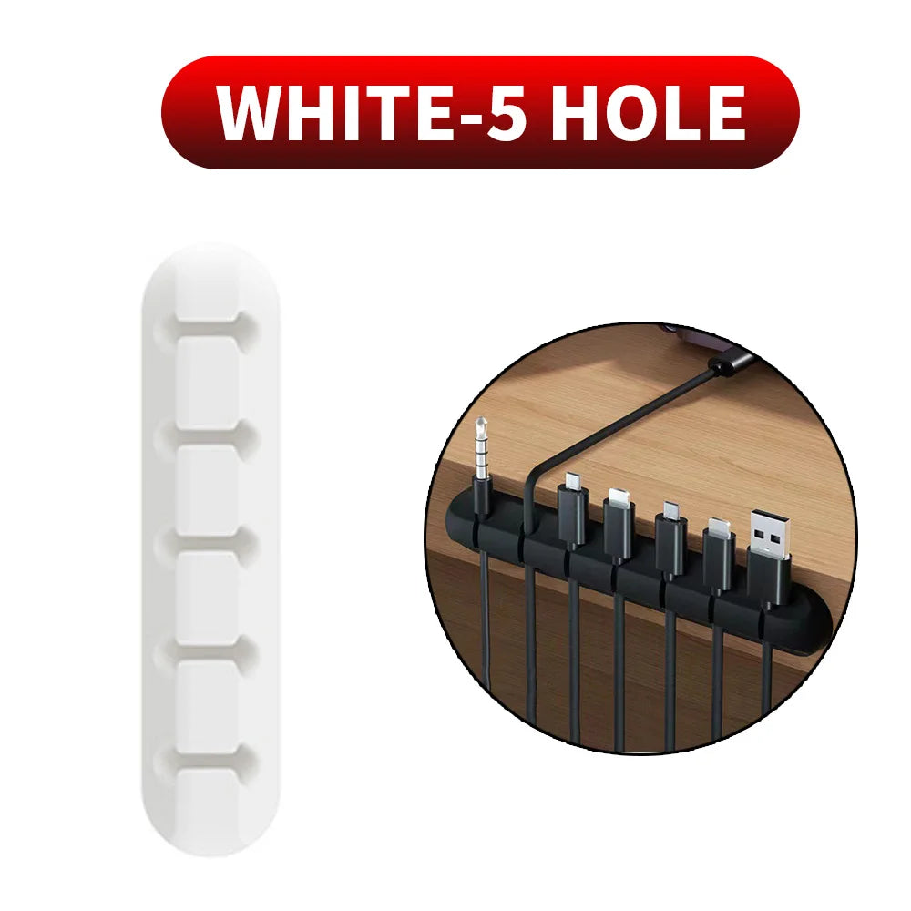 Minimalist Cable Management Clips