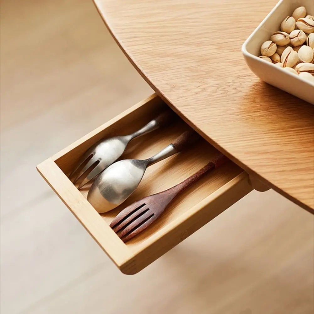 Wooden Under-Desk Storage Drawer