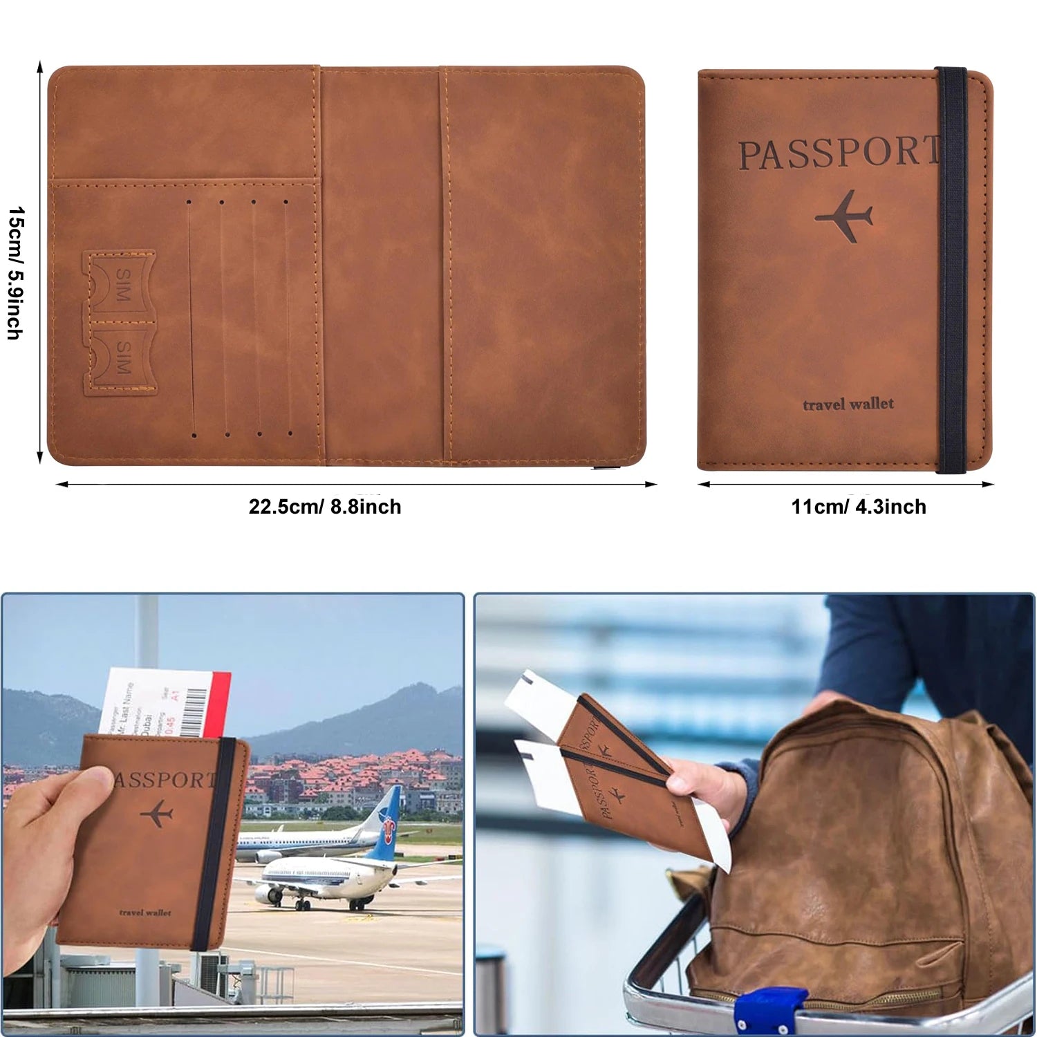Travel Passport Wallet