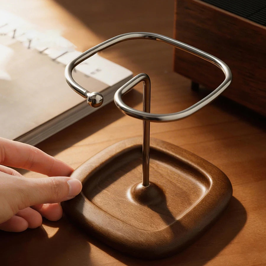 Wood & Metal Living Room Essentials Stand