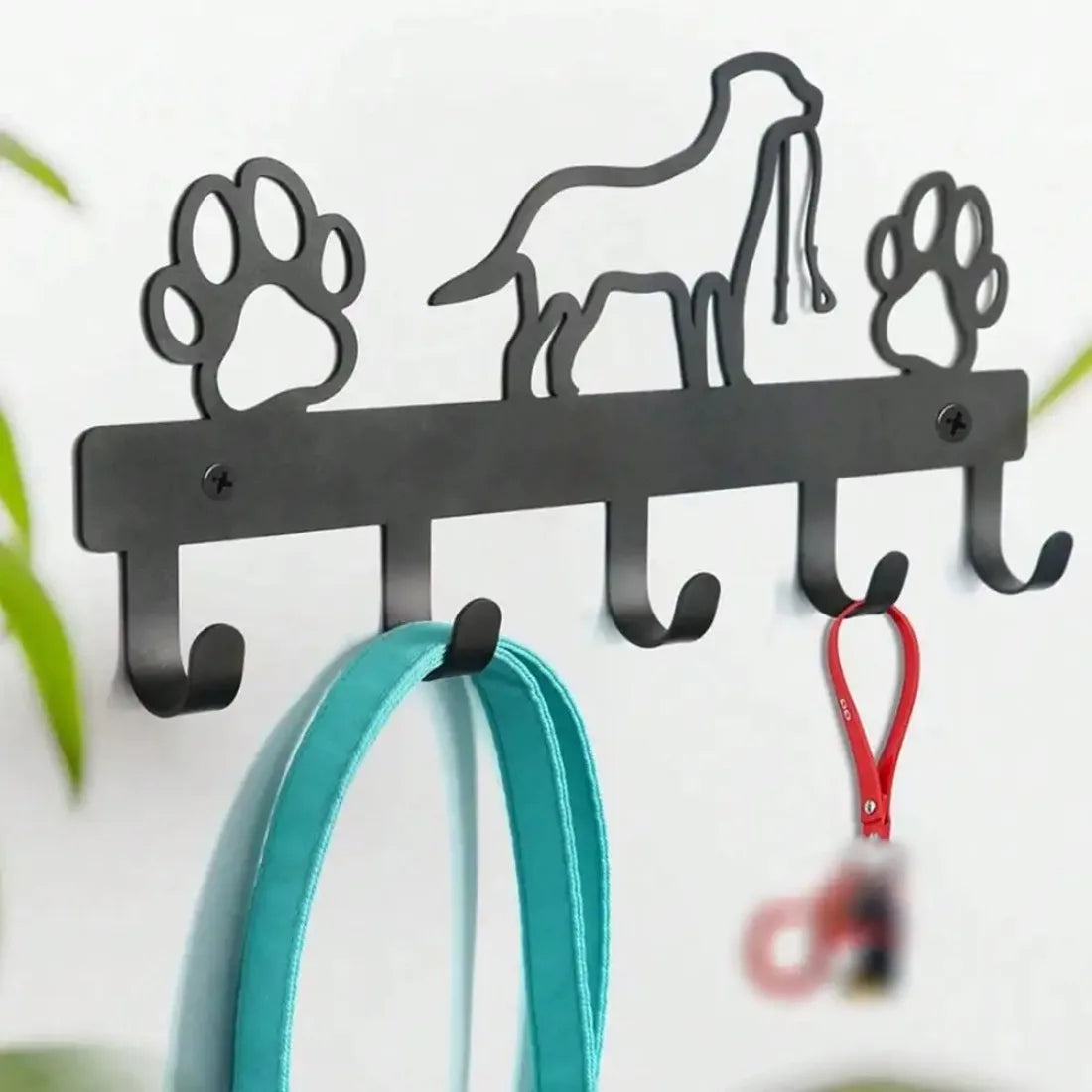 Paw & Leash Wall Rack