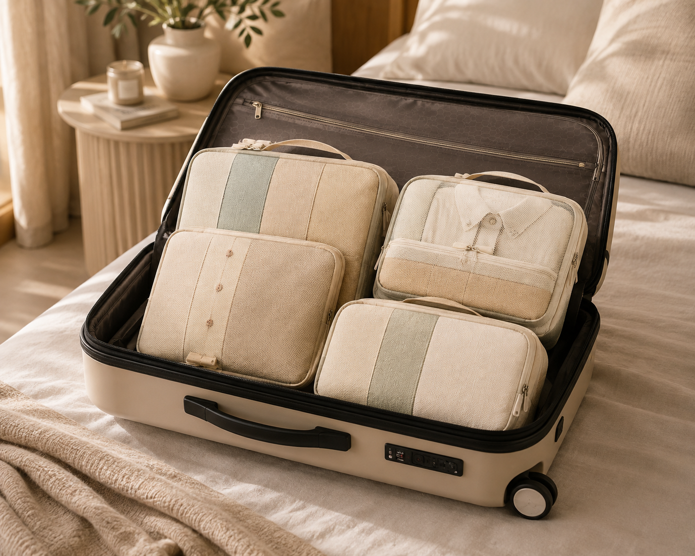 3-Piece Travel Packing Cube Set