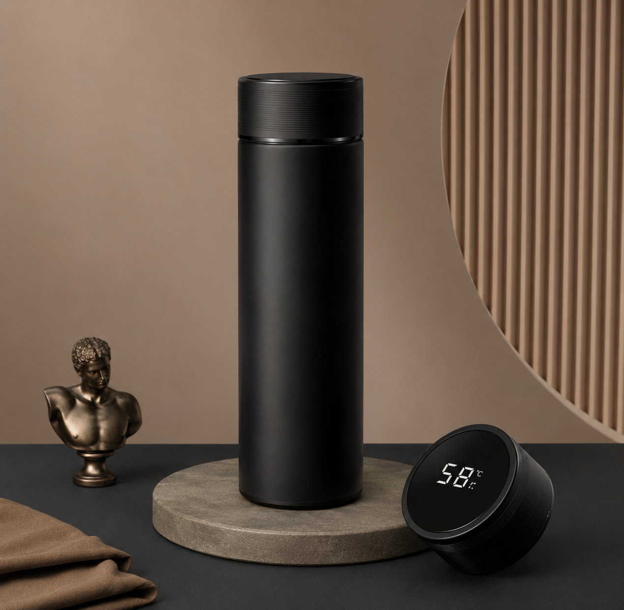 Smart Temperature Display Insulated Bottle