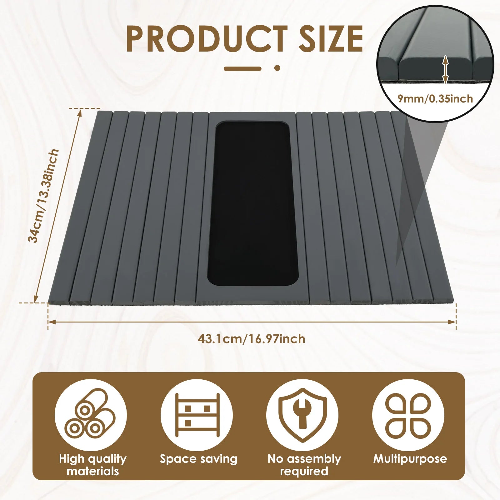 Foldable Sofa Arm Tray