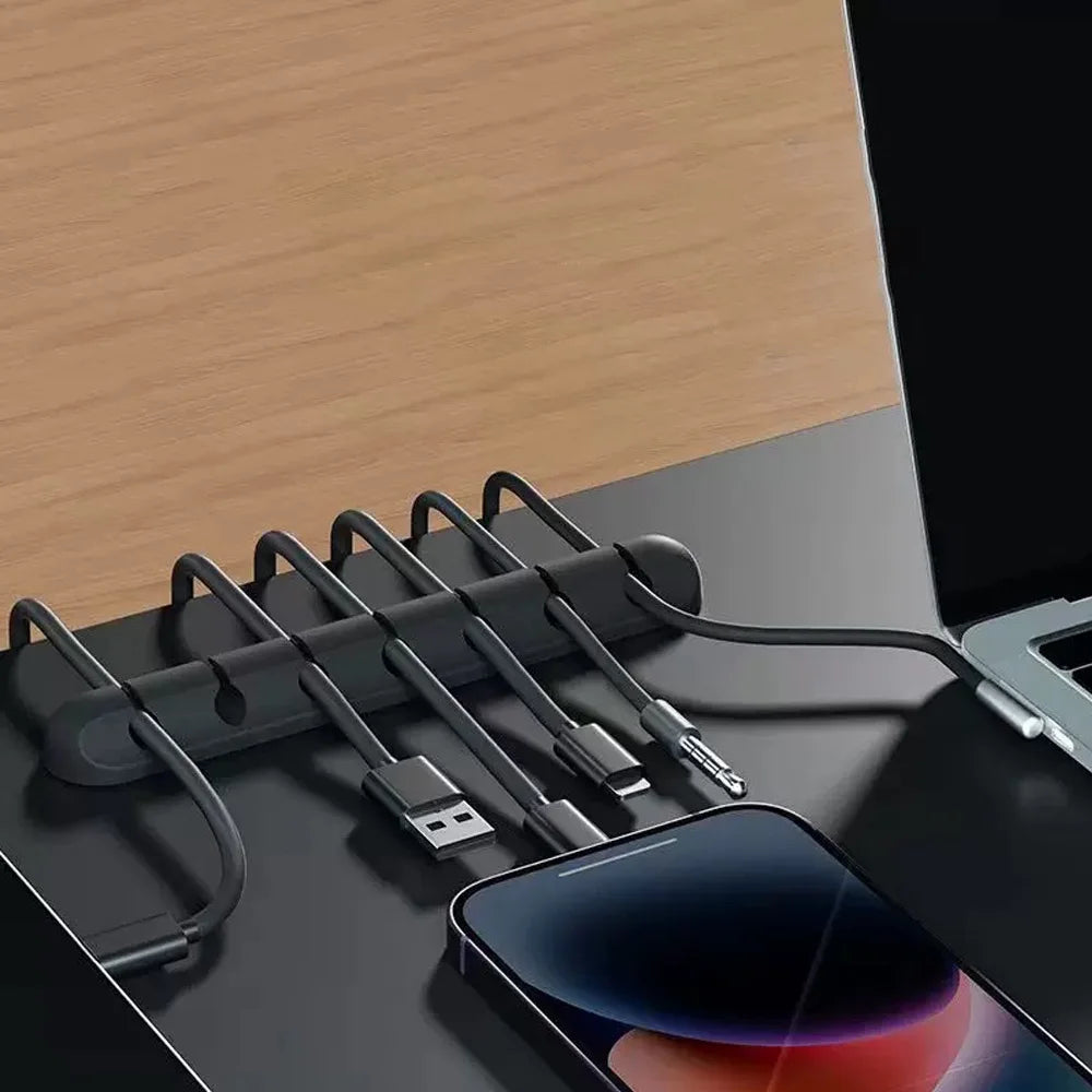 Minimalist Cable Management Clips