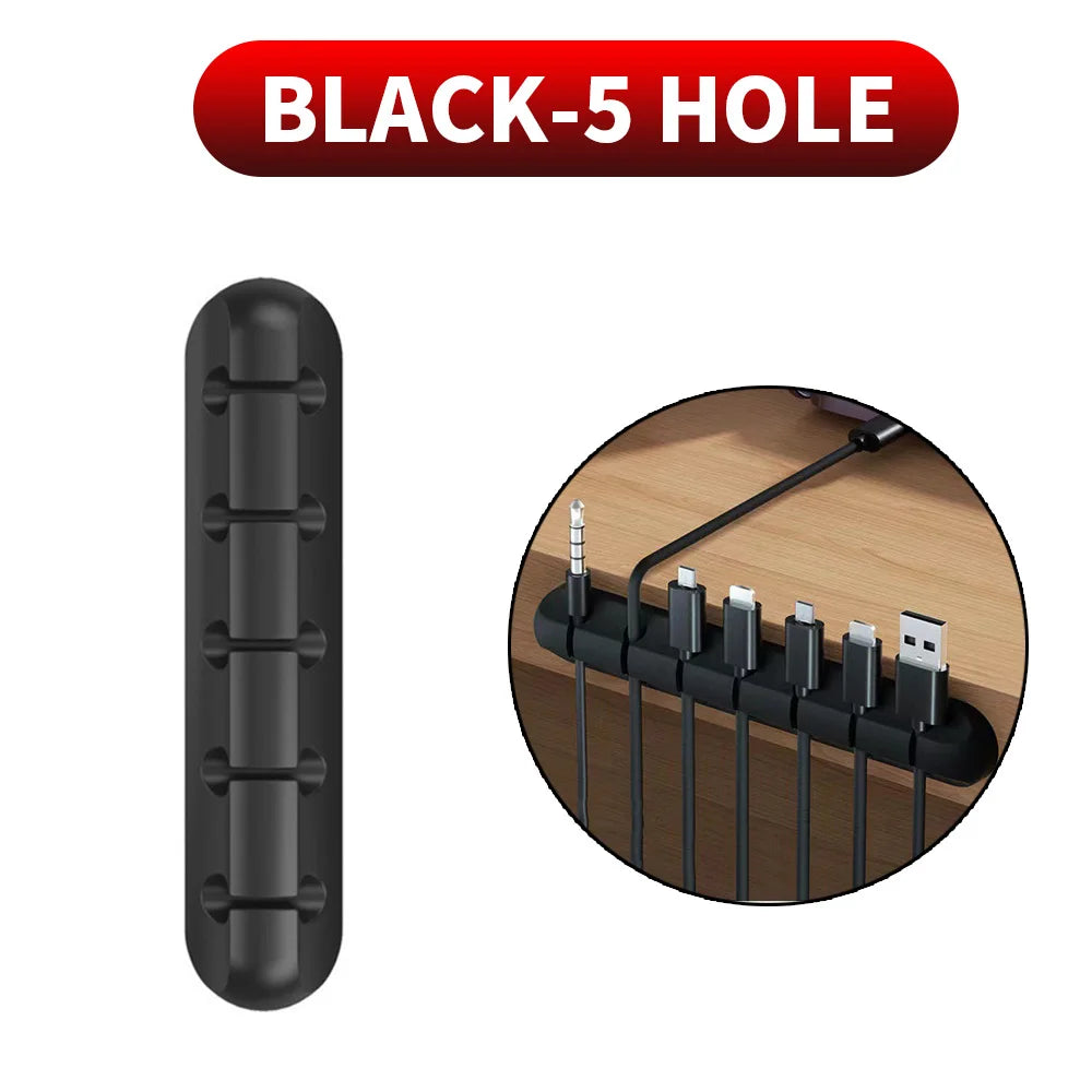 Minimalist Cable Management Clips