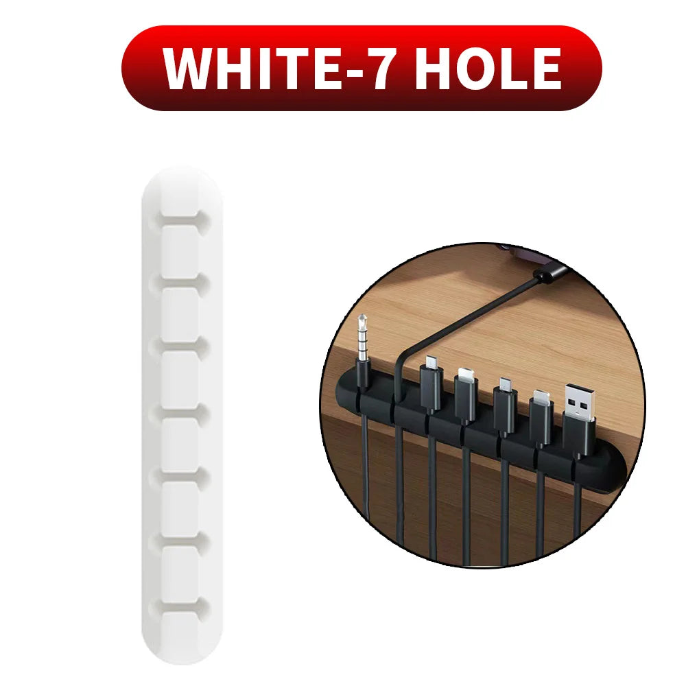 Minimalist Cable Management Clips