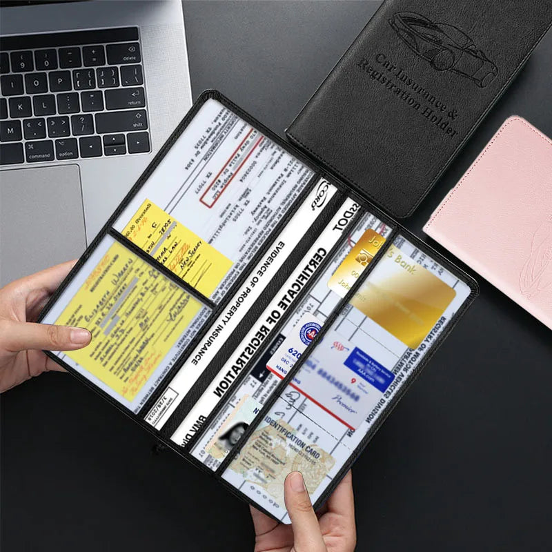 Car Registration & Insurance Document Holder