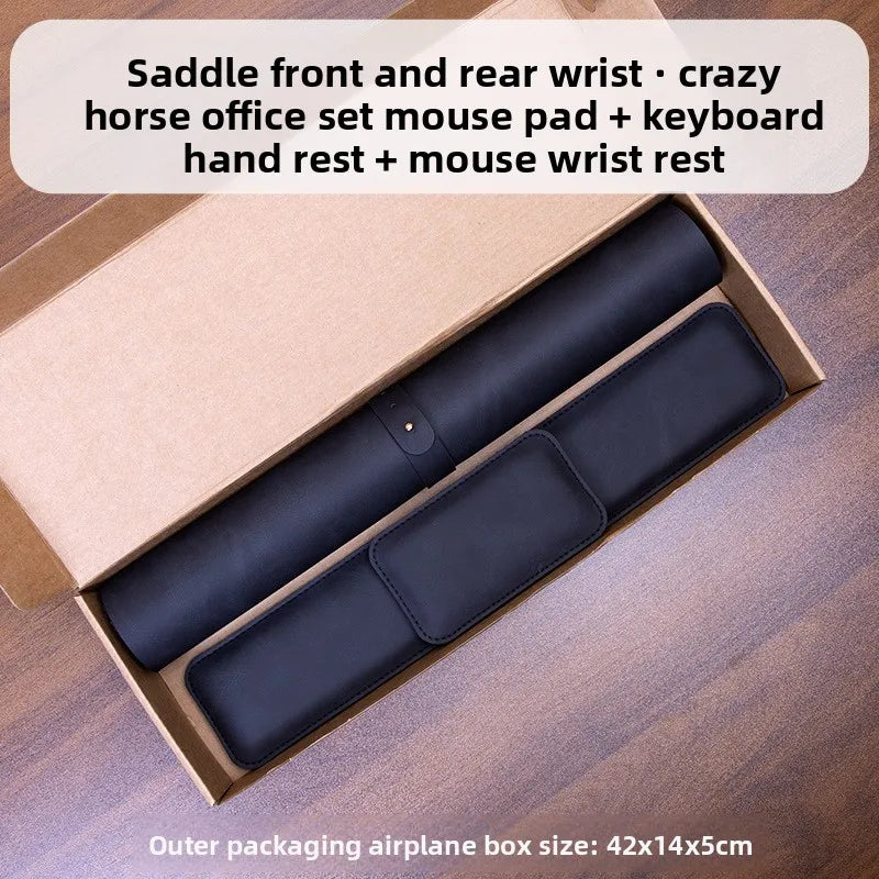 Premium Desk Mat & Wrist Rest Set