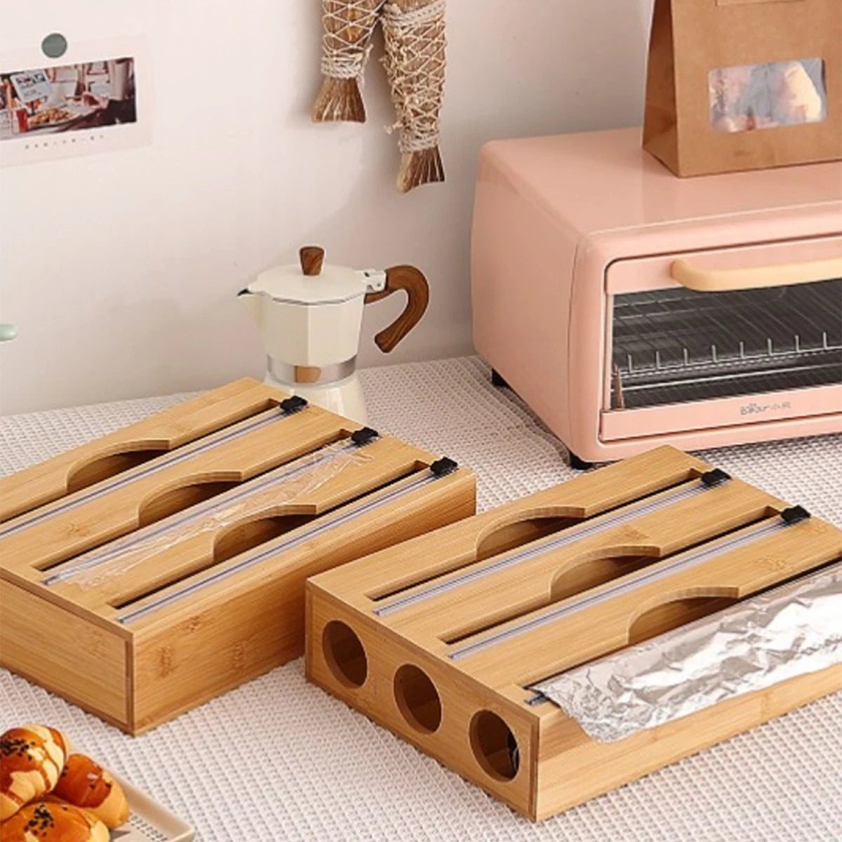 Bamboo Wrap Dispenser