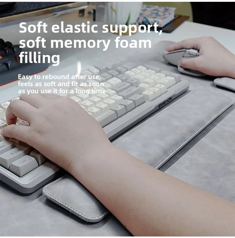 Premium Desk Mat & Wrist Rest Set
