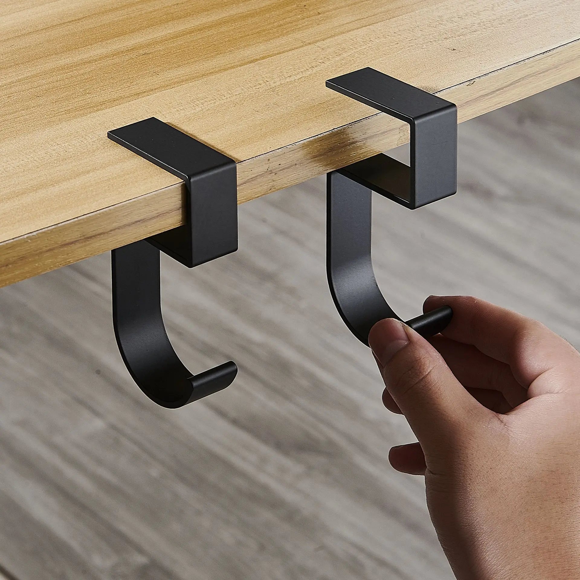 Minimalist Under-Desk Utility Hook