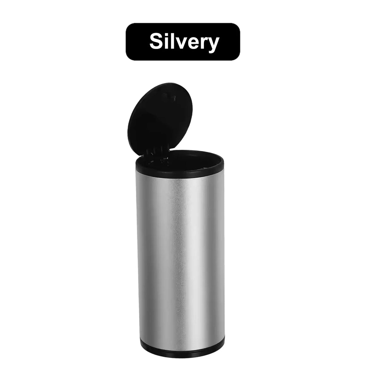 Compact Car Trash Bin with Push Lid