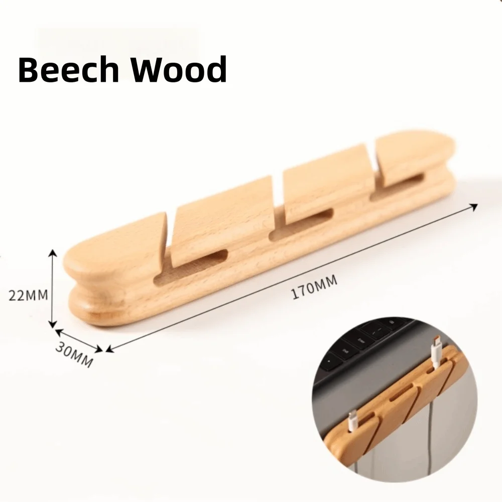Wooden Cable Management Holder