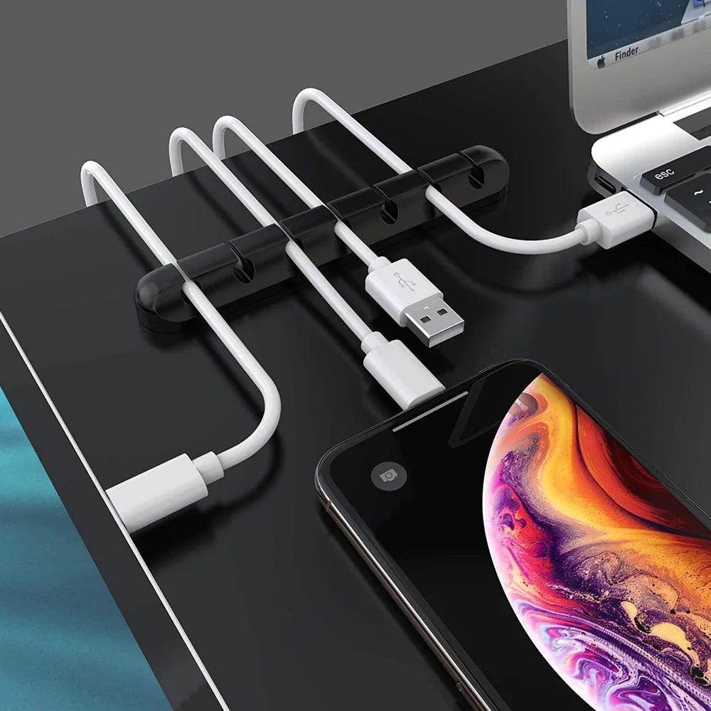 Minimalist Cable Management Clips