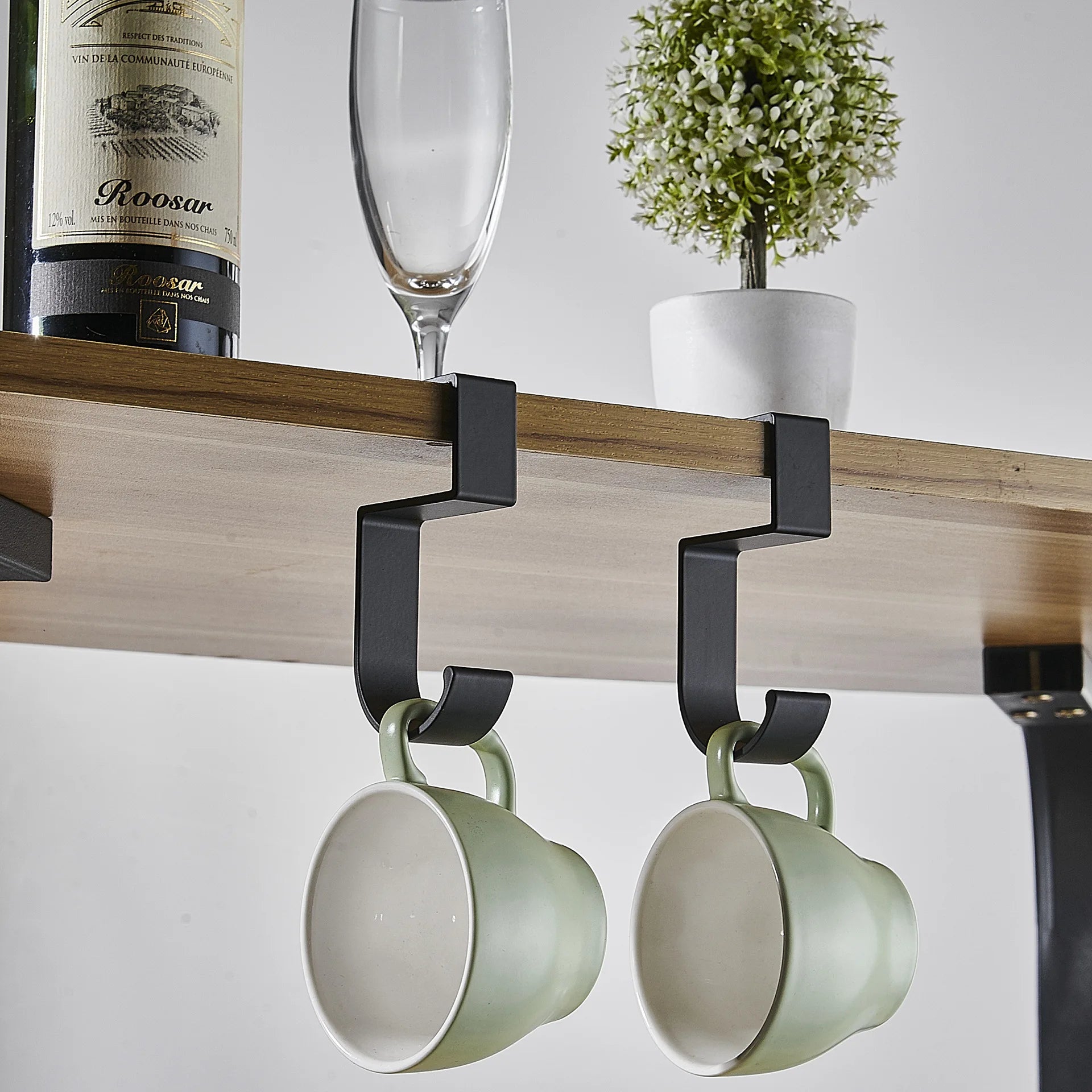 Minimalist Under-Desk Utility Hook