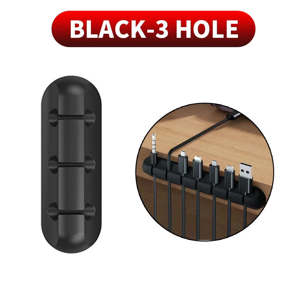 Minimalist Cable Management Clips