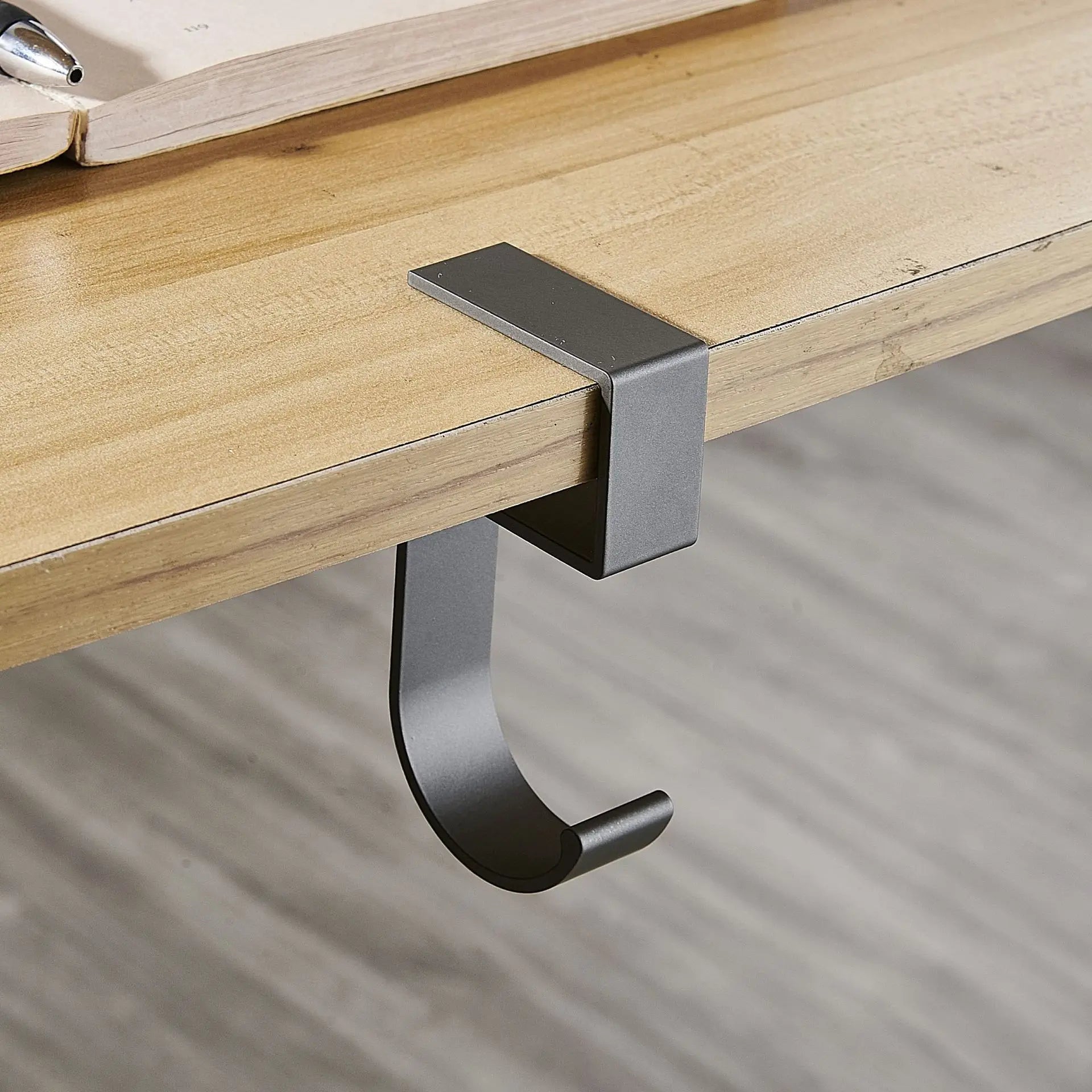 Minimalist Under-Desk Utility Hook