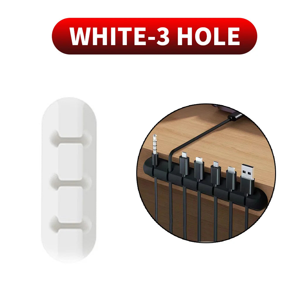 Minimalist Cable Management Clips