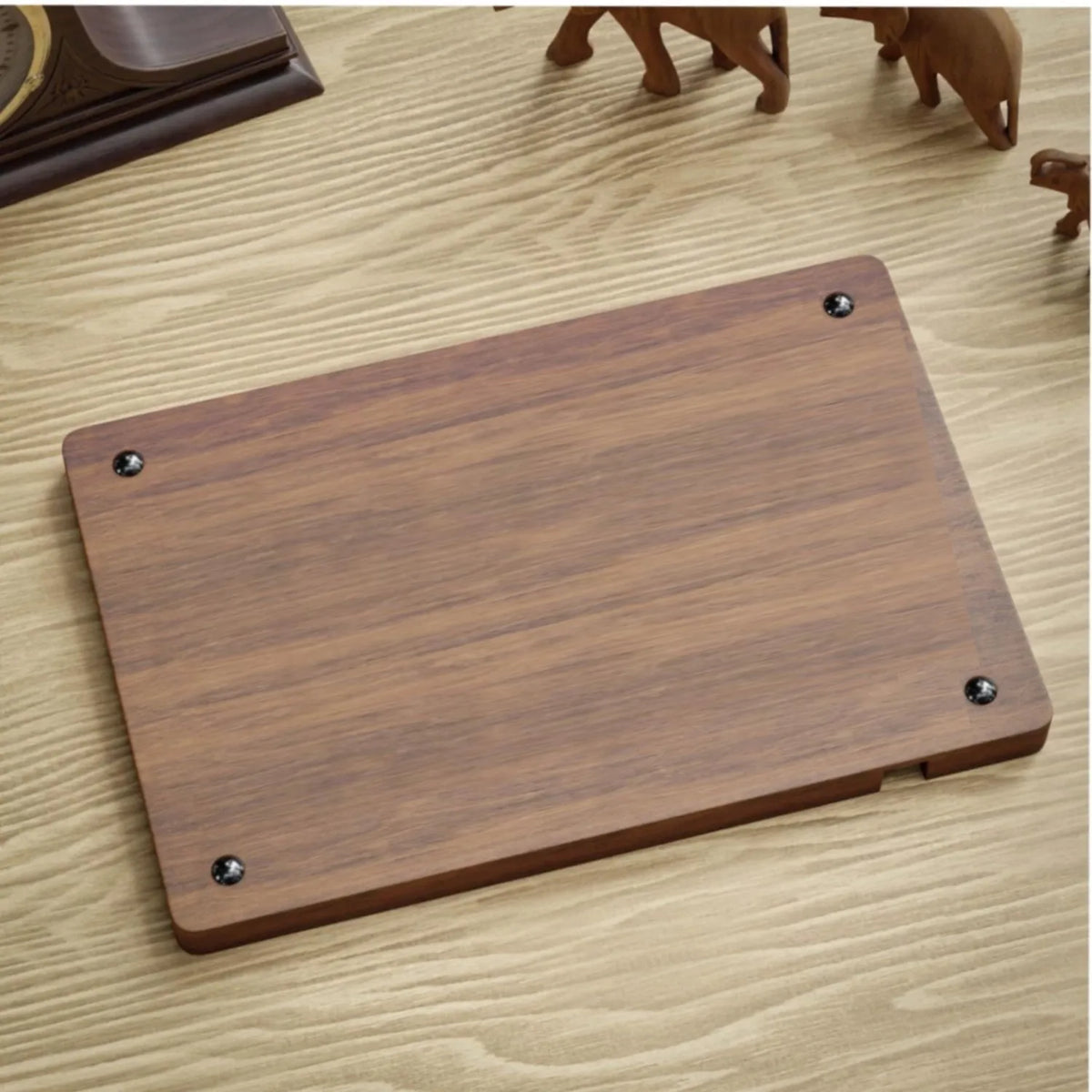 Wooden Desktop Essentials Tray