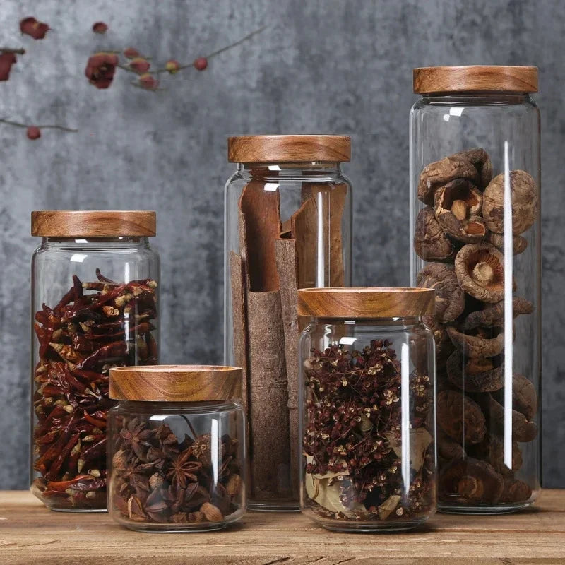 Airtight Glass Pantry Canister